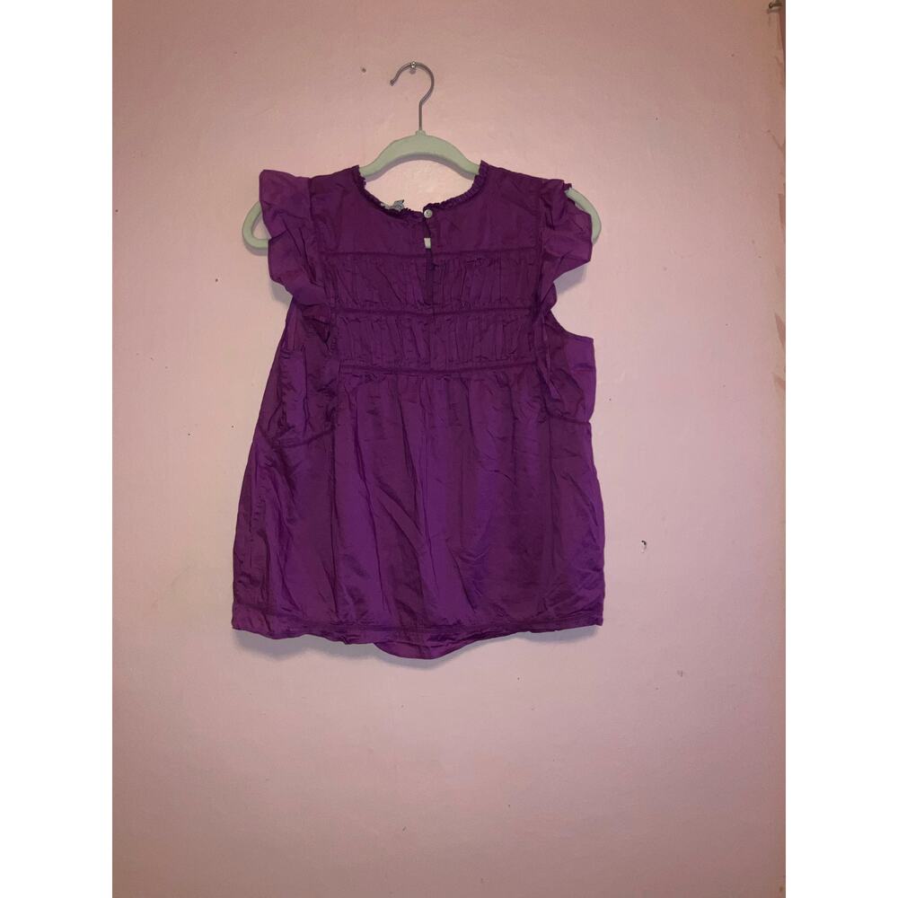 Rails Bright Purple Flutter Sleeve Top Size Medium - image 5